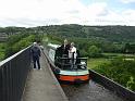 No 410 - Tony and Sylvia on  the Pontyscyllte aqueduct